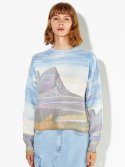 PARFOIS Exclusivo Online - Jersey De Punto Estampado Crudo Sale