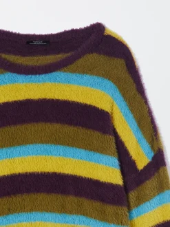 PARFOIS Exclusivo Online - Jersey Efecto Pelo Con Rayas Multicor New