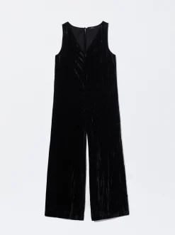 PARFOIS Exclusivo Online - Jumper De Terciopelo Negro Hot