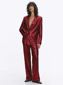 PARFOIS Exclusivo Online - Pantal&oacute;n De Lentejuelas Rojo New