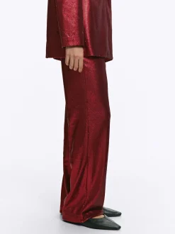 PARFOIS Exclusivo Online - Pantal&oacute;n De Lentejuelas Rojo New