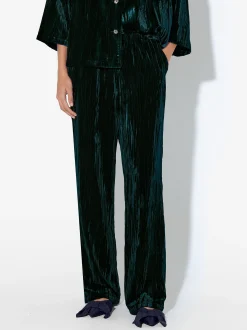 PARFOIS Exclusivo Online - Pantal&oacute;n De Terciopelo Azul Fashion