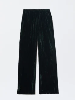 PARFOIS Exclusivo Online - Pantal&oacute;n De Terciopelo Azul Fashion