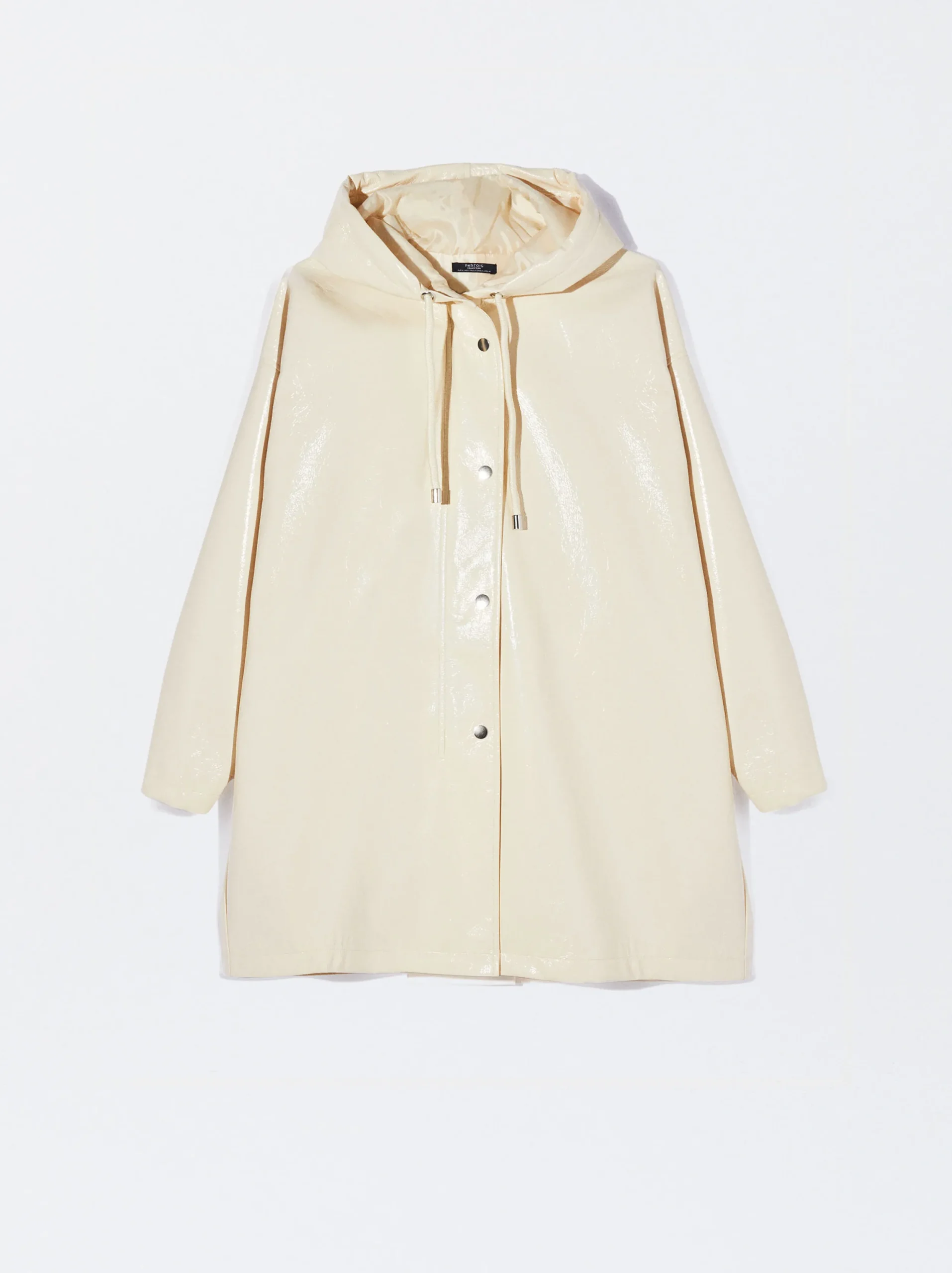 PARFOIS Exclusivo Online - Parka Charol Con Capucha Beige Sale
