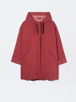 PARFOIS Exclusivo Online - Parka Larga Con Capucha Burdeos Best