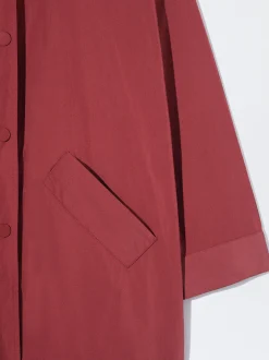 PARFOIS Exclusivo Online - Parka Larga Con Capucha Burdeos Best