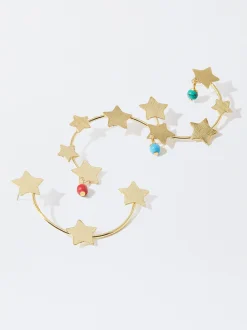 PARFOIS Exclusivo Online - Pendientes Con Estrellas Multicor Cheap