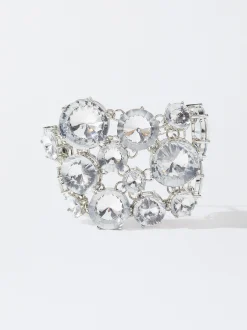 PARFOIS Exclusivo Online - Pulsera Ajustable Maxi Brillo Plateado Cheap