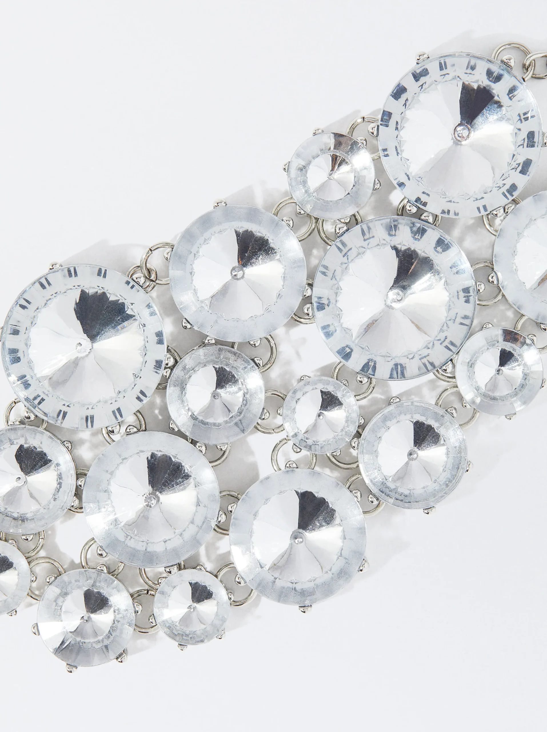 PARFOIS Exclusivo Online - Pulsera Ajustable Maxi Brillo Plateado Cheap