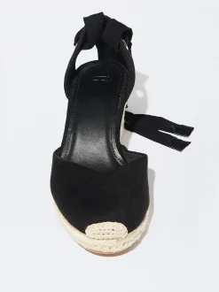 PARFOIS Exclusivo Online - Sandalia Cu&ntilde;a Yute Negro Clearance