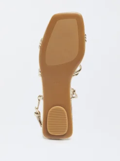 PARFOIS Exclusivo Online - Sandalia Plana Nudos Dorado Online