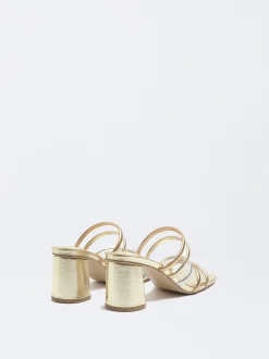 PARFOIS Exclusivo Online - Sandalia Tac&oacute;n Tiras Metalizadas Multicor Online