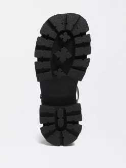 PARFOIS Exclusivo Online - Sandalia Cangrejera Plataforma Negro Flash Sale