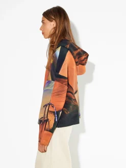 PARFOIS Exclusivo Online - Sudadera Estampada Con Lazos Multicor Best Sale