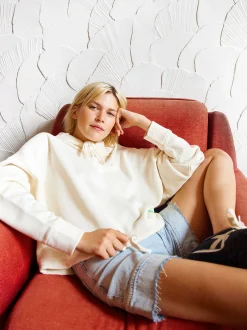 PARFOIS Exclusivo Online - Sudadera Con Capucha Crudo Sale