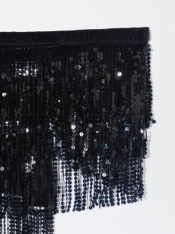 PARFOIS Exclusivo Online - Top Bandeau De Lentejuelas Negro Outlet