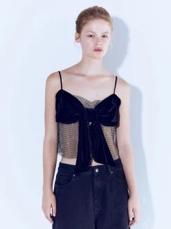 PARFOIS Exclusivo Online - Top Tirantes Con Lazo Negro Online