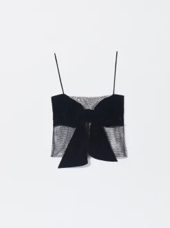 PARFOIS Exclusivo Online - Top Tirantes Con Lazo Negro Online