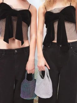 PARFOIS Exclusivo Online - Top Tirantes Con Lazo Negro Online