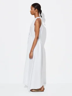 PARFOIS Exclusivo Online - Vestido Lino Blanco Cheap