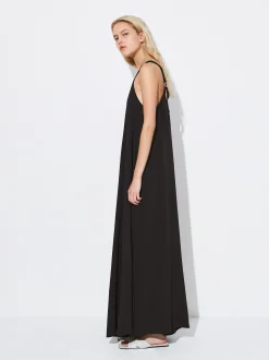 PARFOIS Exclusivo Online - Vestido Largo De Tirantes Negro Best Sale