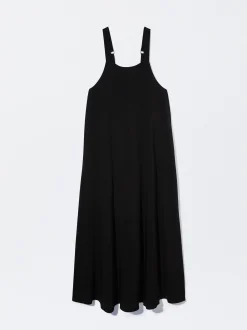 PARFOIS Exclusivo Online - Vestido Largo De Tirantes Negro Best Sale