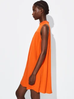 PARFOIS Exclusivo Online - Vestido Corto Con Volantes Naranja Best