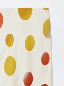 PARFOIS Falda Midi Estampada Multicor Hot