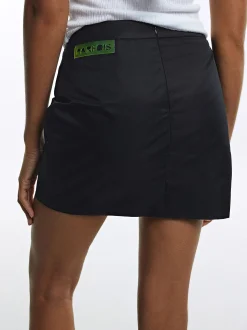 PARFOIS Falda Mini B&aacute;sica Negro Discount