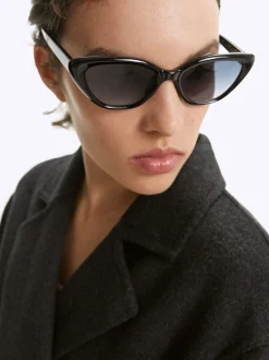 PARFOIS Gafas De Sol Cat Eye Negro Sale