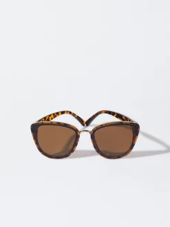 PARFOIS Gafas De Sol Cat Eye Marr&oacute;n Fashion