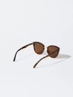 PARFOIS Gafas De Sol Cat Eye Marr&oacute;n Fashion
