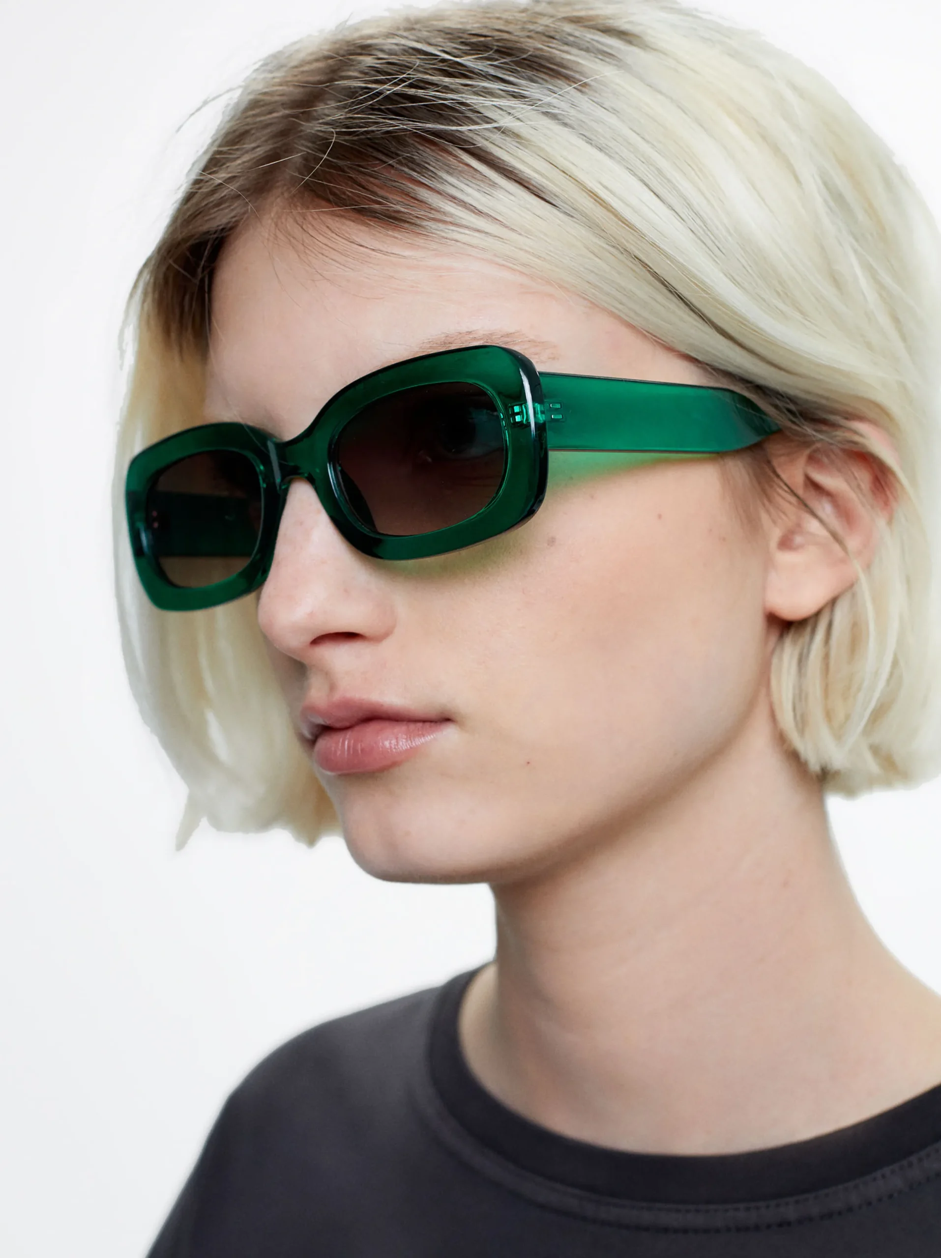 PARFOIS Gafas De Sol Cuadradas Verde Online