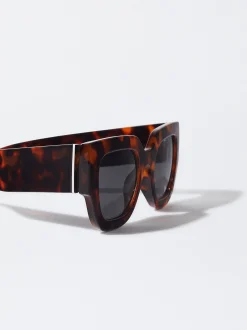 PARFOIS Gafas De Sol Cuadradas Marr&oacute;n Flash Sale