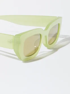 PARFOIS Gafas De Sol Cuadradas Verde Outlet