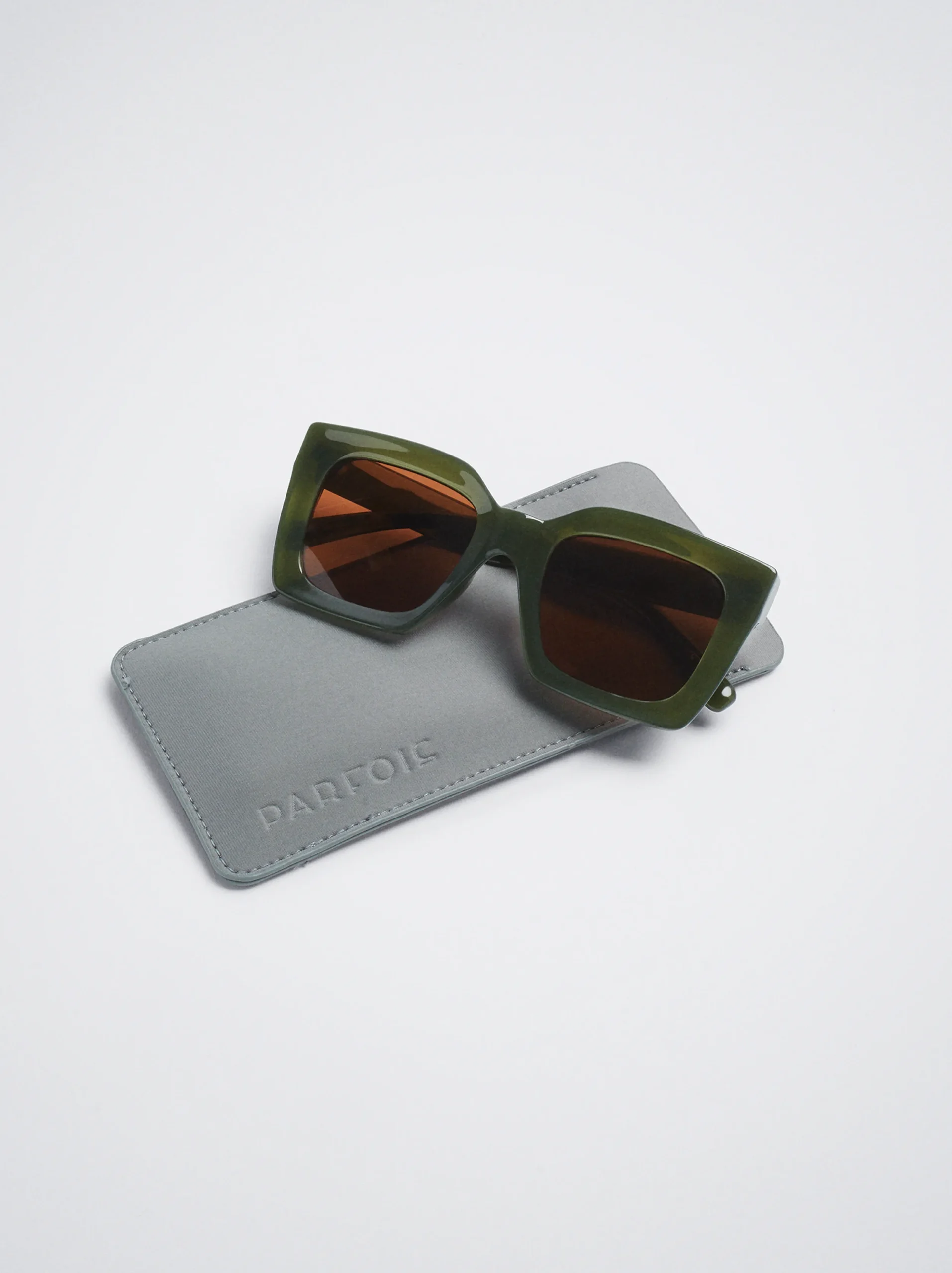 PARFOIS Gafas De Sol Cuadradas Verde Store
