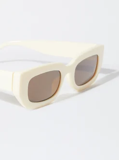 PARFOIS Gafas De Sol Cuadradas Beige Cheap