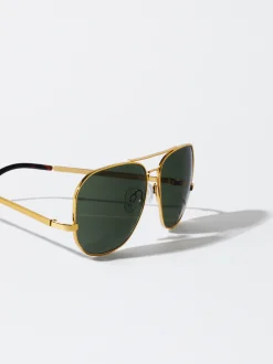 PARFOIS Gafas De Sol Cuadradas Dorado Fashion