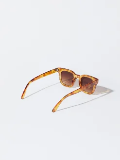 PARFOIS Gafas De Sol Cuadradas Carey Marr&oacute;n Clearance