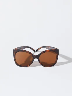 PARFOIS Gafas De Sol Cuadradas Carey Marr&oacute;n Discount