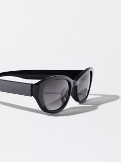PARFOIS Gafas De Sol Hexagonales Negro Cheap
