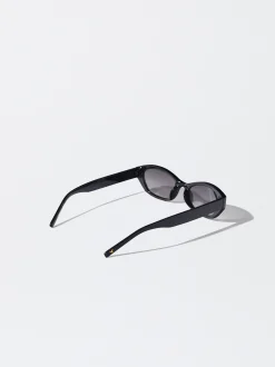 PARFOIS Gafas De Sol Hexagonales Negro Cheap