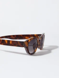 PARFOIS Gafas De Sol Hexagonales Marr&oacute;n New