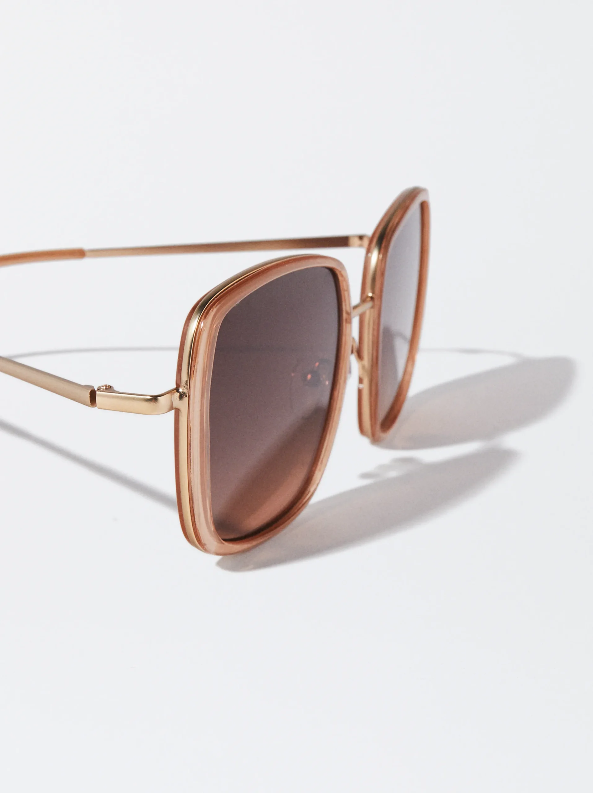 PARFOIS Gafas De Sol Metálicas Cuadradas Rosa Online