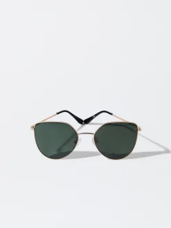 PARFOIS Gafas De Sol Met&aacute;licas Dorado Best
