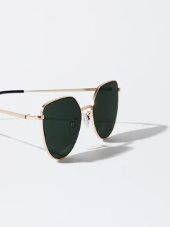 PARFOIS Gafas De Sol Met&aacute;licas Dorado Best