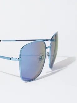 PARFOIS Gafas De Sol Met&aacute;licas Azul Best Sale