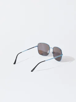 PARFOIS Gafas De Sol Met&aacute;licas Azul Best Sale