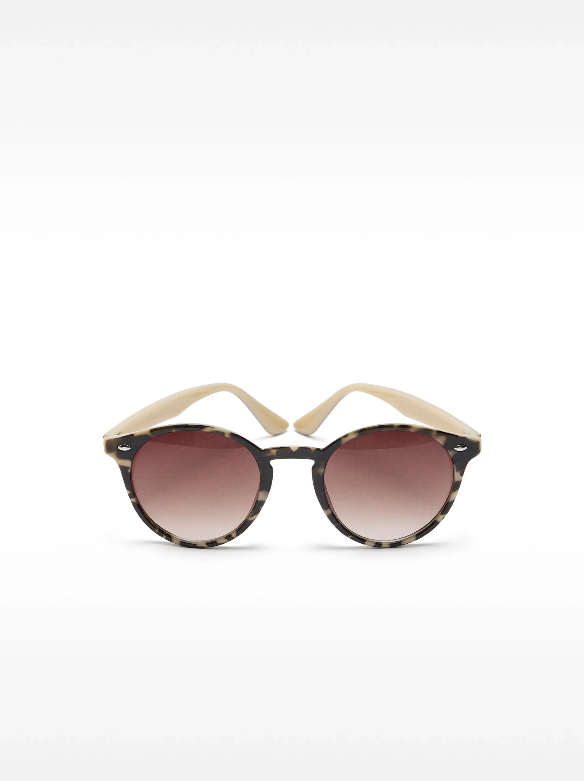 PARFOIS Gafas De Sol Montura Redonda Marrón Cheap