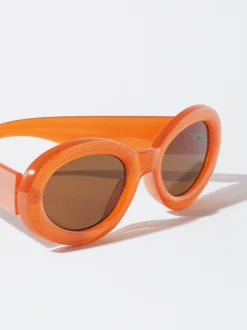 PARFOIS Gafas De Sol Ovaladas Naranja Best
